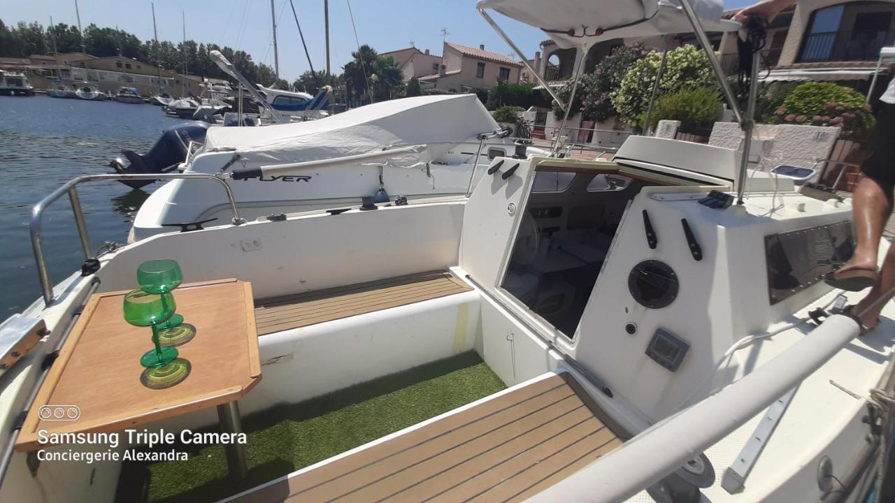 Nuit Insolite A Bord De L'Enata Un Voilier A Quai Sur La Marina De St Cyprien Сен-Сиприен Экстерьер фото