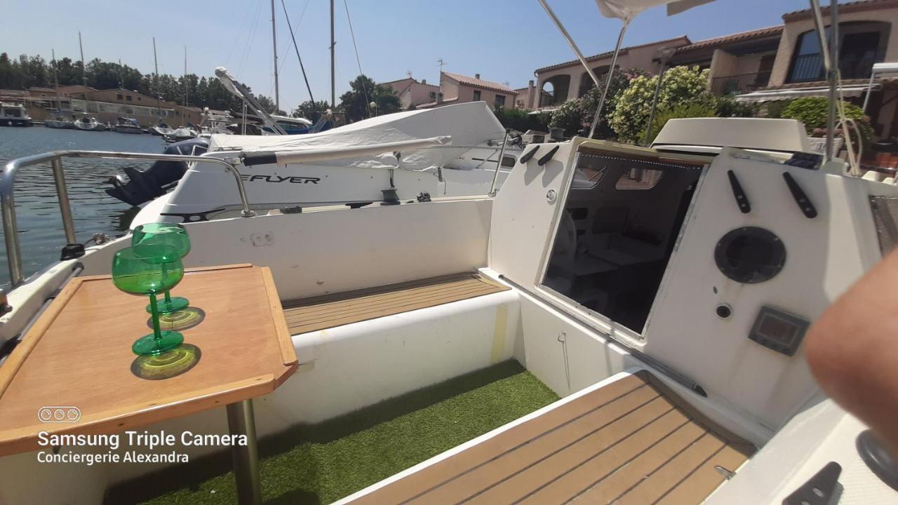 Nuit Insolite A Bord De L'Enata Un Voilier A Quai Sur La Marina De St Cyprien Сен-Сиприен Экстерьер фото